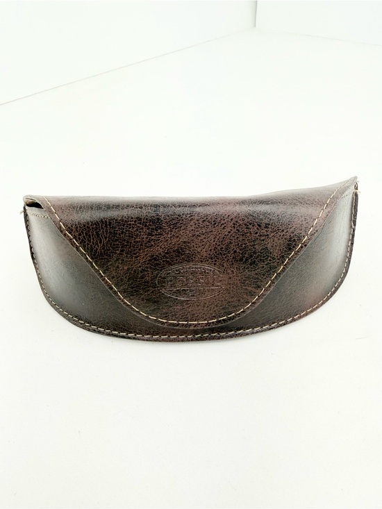 Fossil Other - Fossil Dark Brown Soft Leather Glasses Sunglasses Case